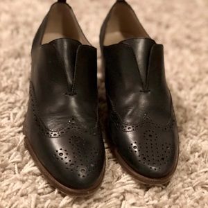 J. Crew navy oxfords sz 8